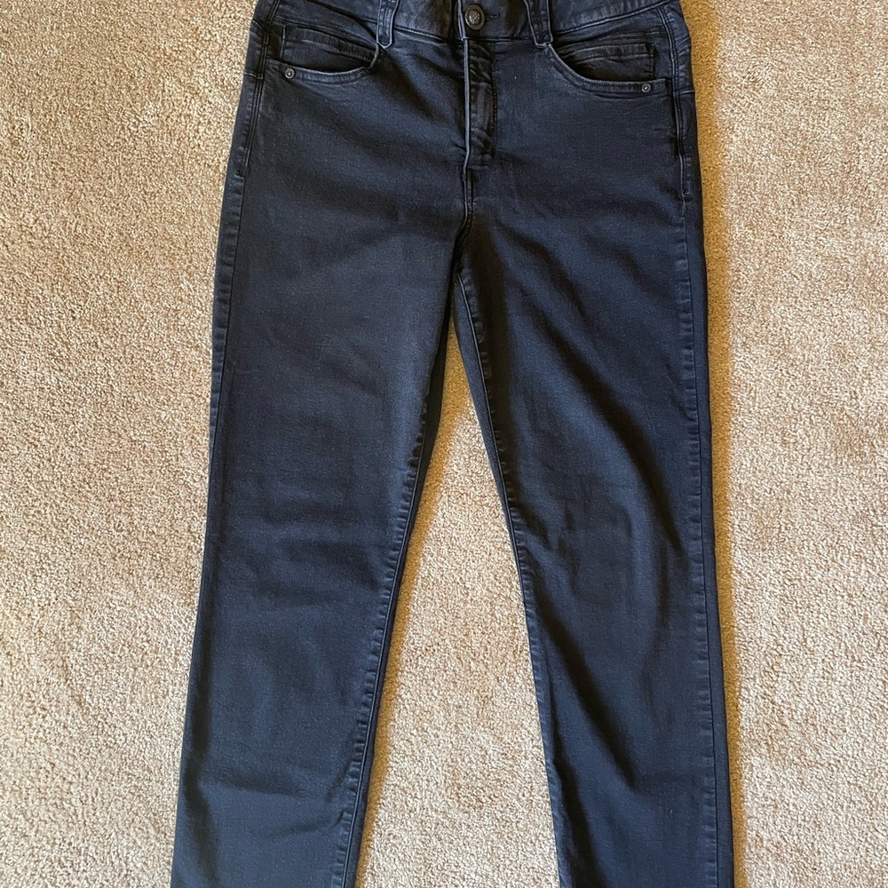 Democracy Ab solution black straight leg jeans size 12 - Picture 5 of 10